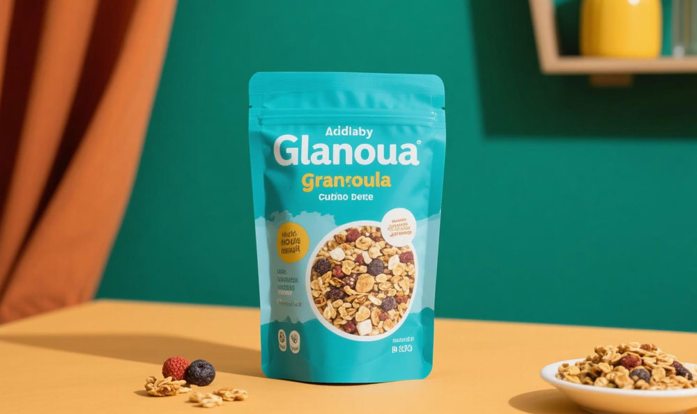 compostable granola bag Компостируемая сумка мюсли