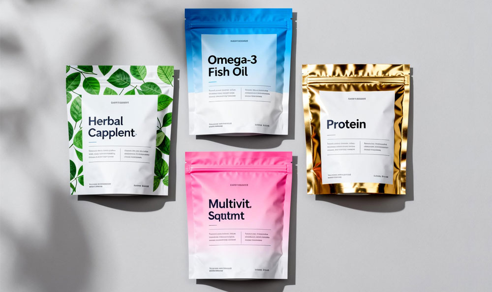 recyclable supplement pouches перерабатываемые пакеты с добавками