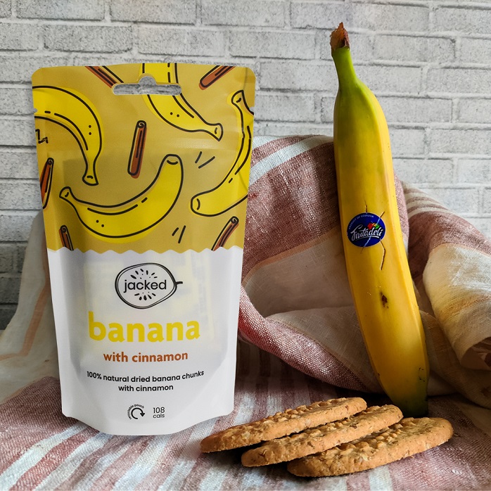 Go Green Packaging Digital Printed Recycled Plastic -Ziplock Banana Chips Сумка