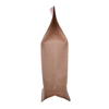 Noprinting Bulk Crecycleable Flat Lothing Brown Kraft Coffee Bag с клапаном