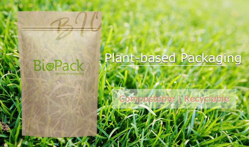 Упаковочная сумка на растительной основе
