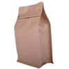 Noprinting Bulk Crecycleable Flat Lothing Brown Kraft Coffee Bag с клапаном