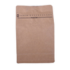 Noprinting Bulk Crecycleable Flat Lothing Brown Kraft Coffee Bag с клапаном