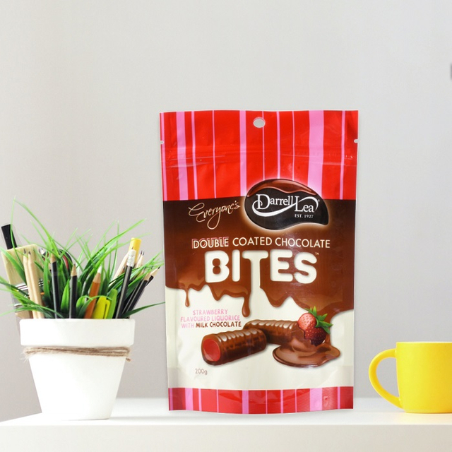 Растительные запечатываемые Eco Print Stand Up Up Wouches оптом для шоколадных укусов