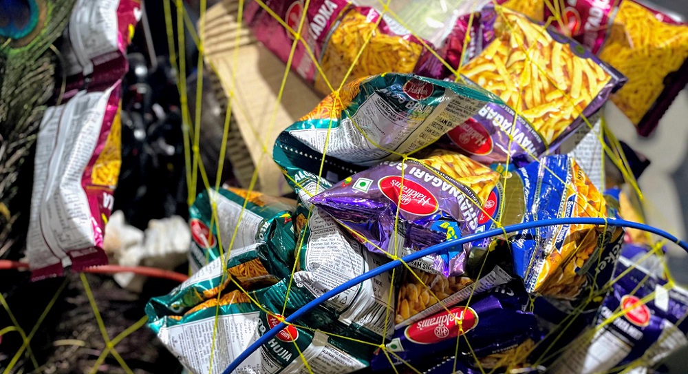 Картофельная упаковка рулона чипа