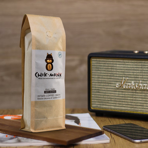 Пользовательская горячая штампа Kraft Paper Biotre Coffee мешки с боковым штукой