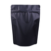 100 шт. 8 унций Matte Black Stand Up Coffee Bag с односторонним дегазационным клапаном