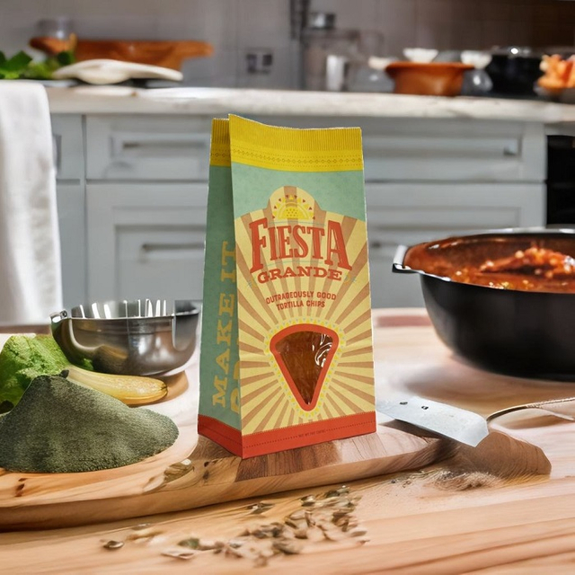 Экологически чистое утилизация плоского нижнего настраиваемого печатного пакета с окном с окном