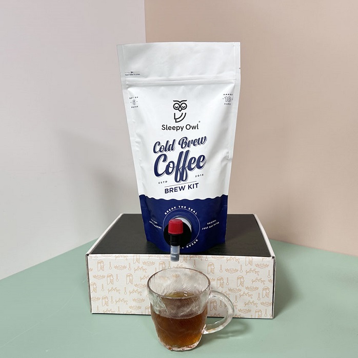 Сумка клапана Vitop в коробке 1L 3L 5L Пластиковая алюминиевая стойка Cold Brew Coffee Mockes