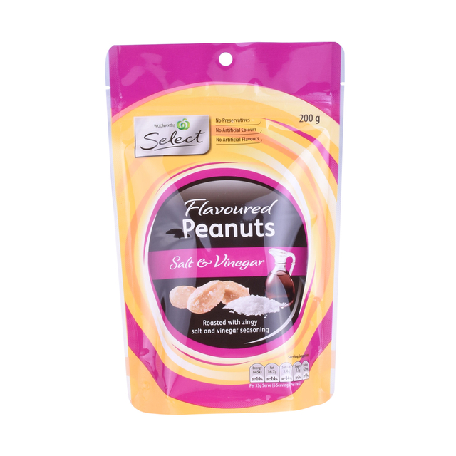 Пользовательские пластиковые мешочки для орехов сухой товары упаковка