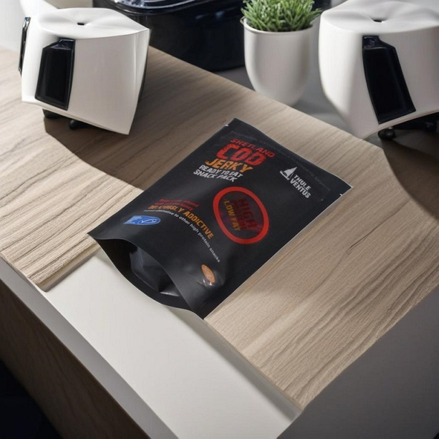 Растительные зеленые PE Custom Printed Beef Jerky Bags Ohlosale