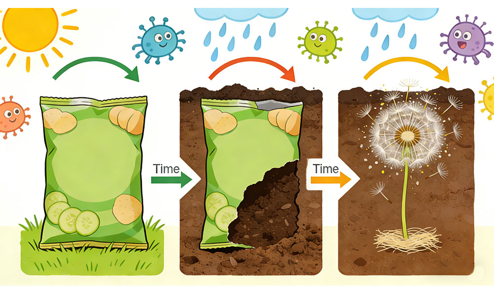 компостируемый пакетик для картофельных чипсов