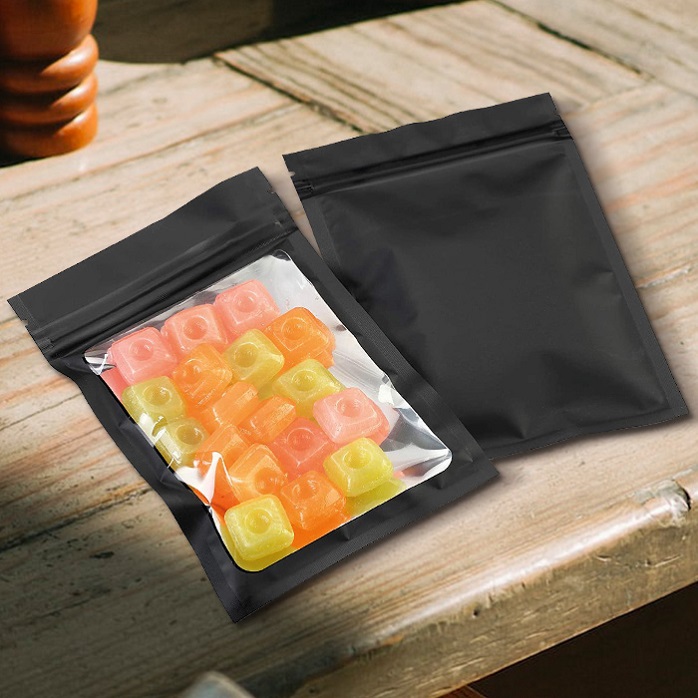 Высококачественная фольга с плоской Ziplock Custom Printed Пластиковые маленькие конфеты мешков