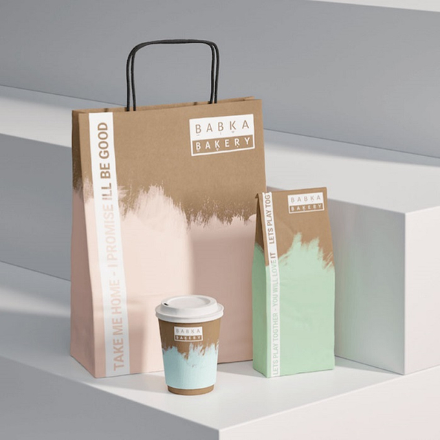 Низкоуглеродистый след креативного дизайна пользовательская экологичная упаковка кофе для доставки