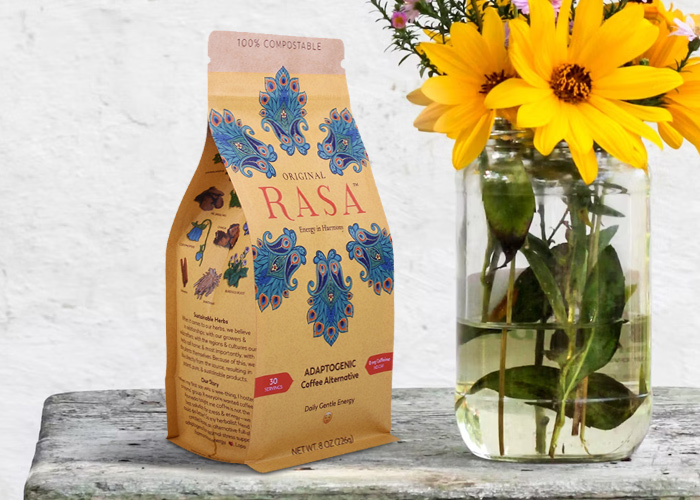 Компостируемые пакетные сумки для чая с плоским дном