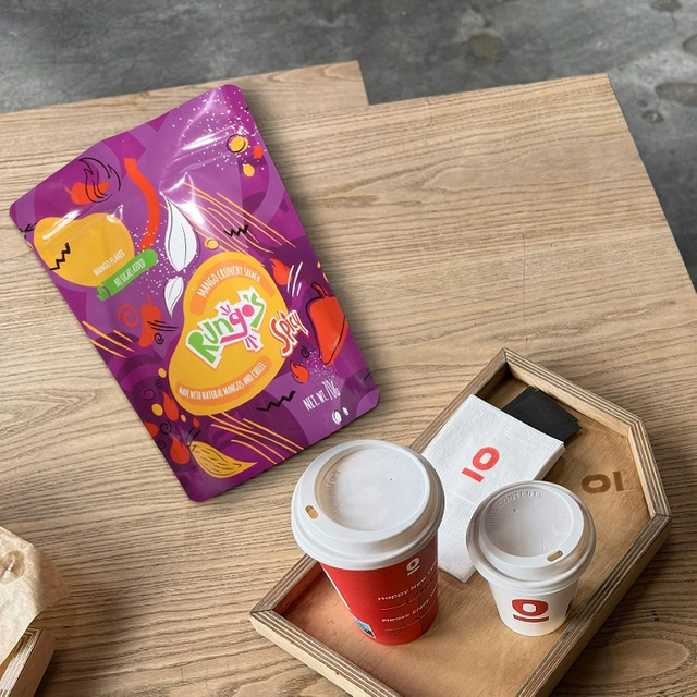 Переработанный полиэтиленовый пакет Органическая упаковка сублимированных фруктов