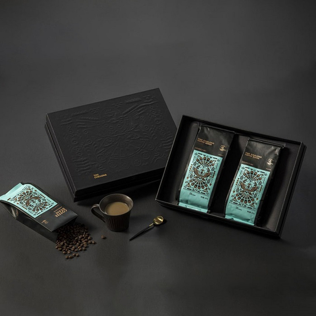 CO2 компенсированная переработанная кофейная коробка инновационная упаковка кофе для дистрибьюторов для дистрибьюторов