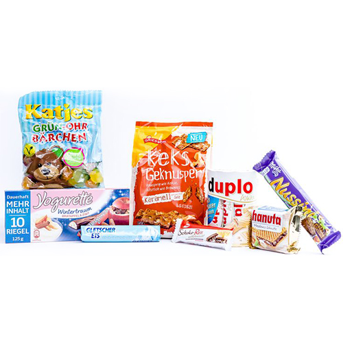 Изучение пластиковых гибких упаковочных материалов в шоколадных конфетках