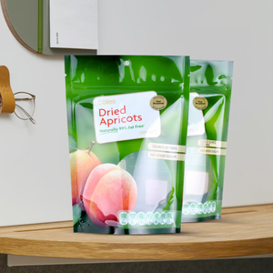 Zipper Zipper 100% Eco Compostable Stand Up Cookie Sagns с окном
