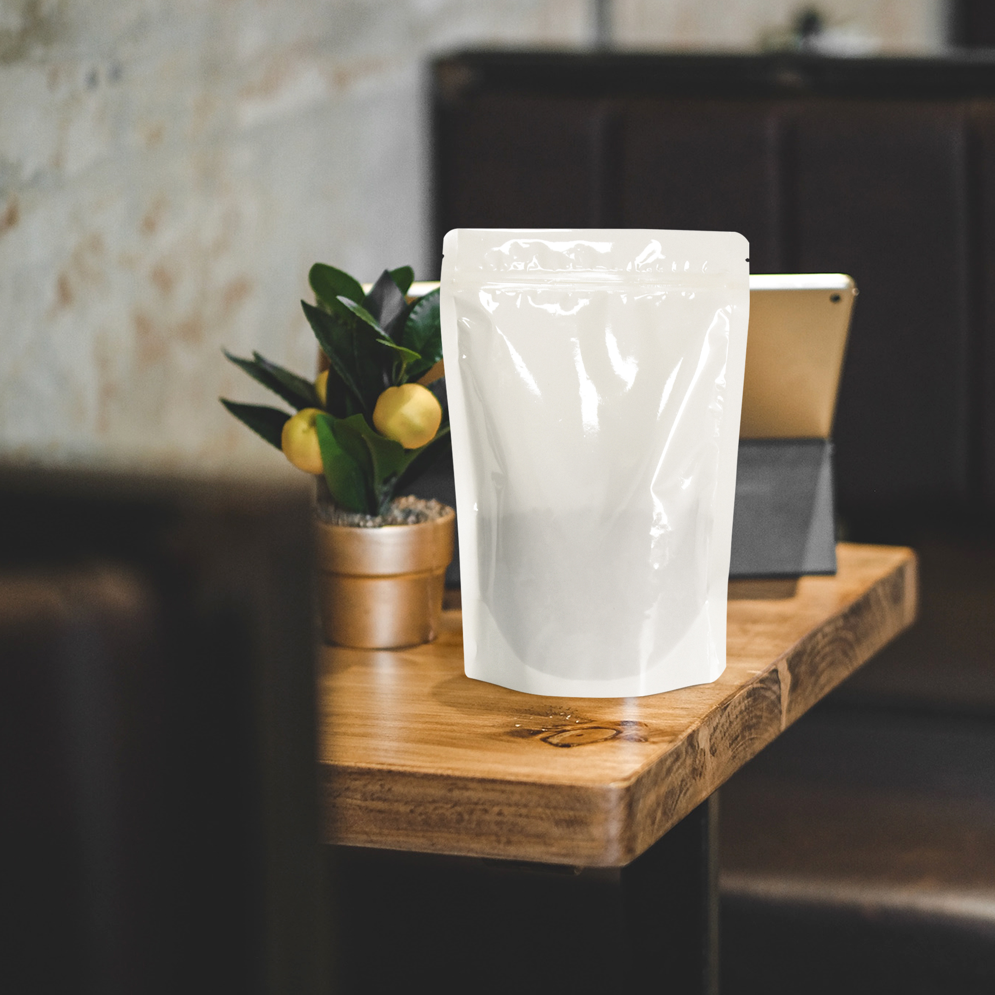 NK Cellophane Home Compostable Stand Up upper Sag для орехов и бобов