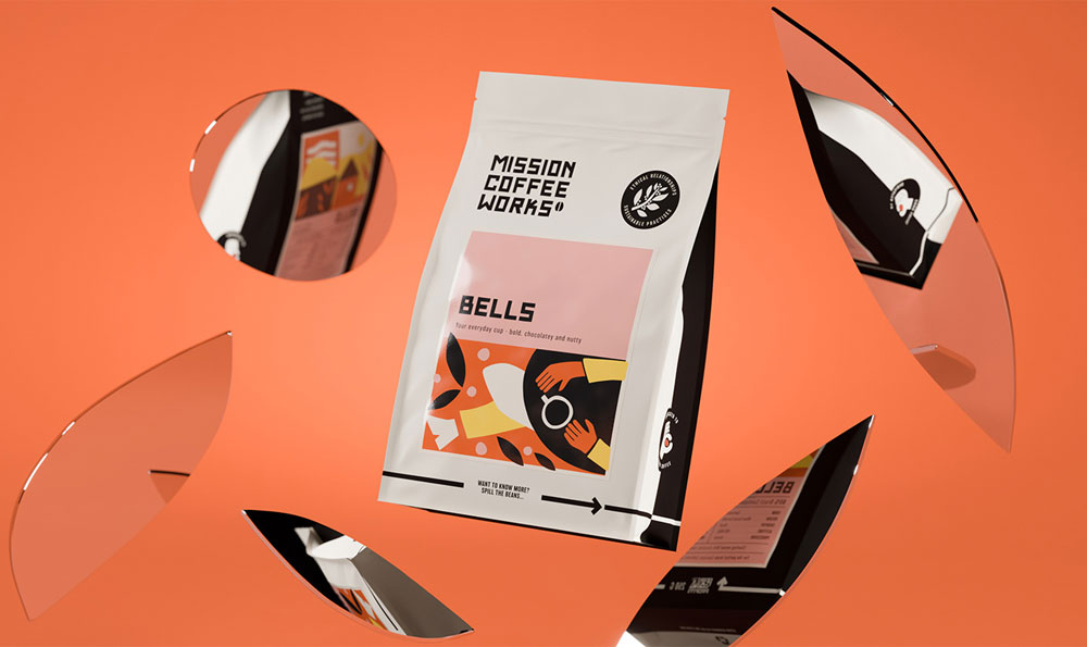 Плоская дно-коффи-баг