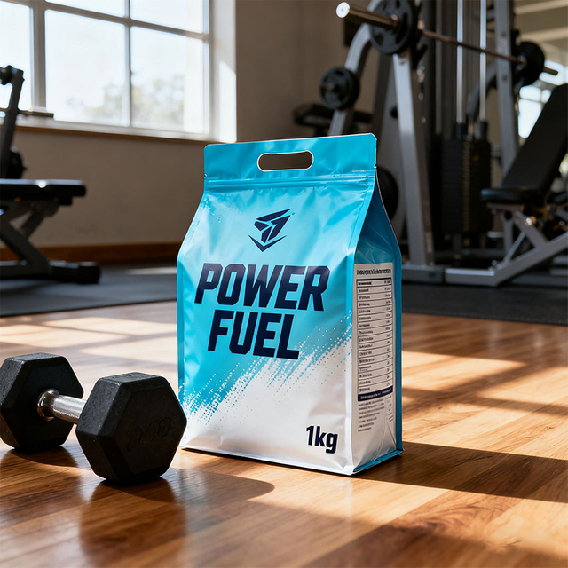 ПЦР пластиковый веганский протеиновый порошок, 1 кг, пакет для взрослых