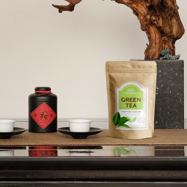 Экологически чистая упаковочная сумка с застежкой на молнии с молнией