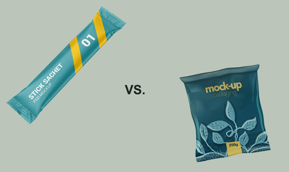 Sachet vs Stick Pack упаковка