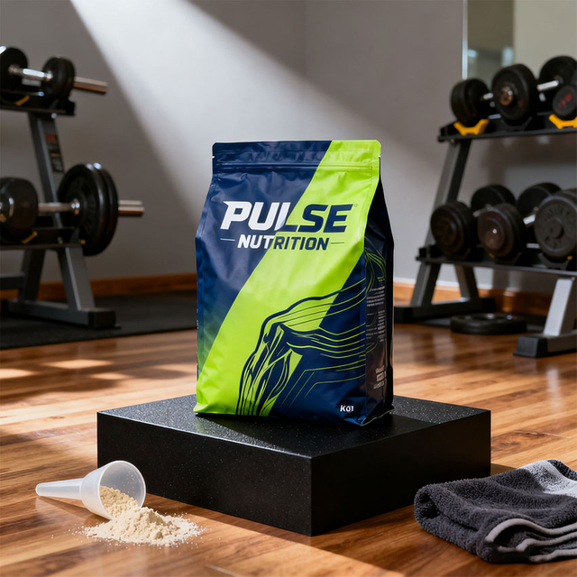 ПЦР пластиковый веганский протеиновый порошок, 1 кг, пакет для взрослых