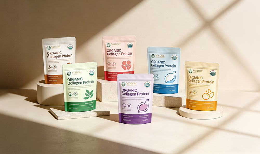 упаковка коллагена в пакетиках