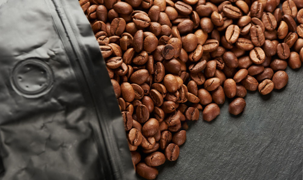 кофейная сумка с клапаном