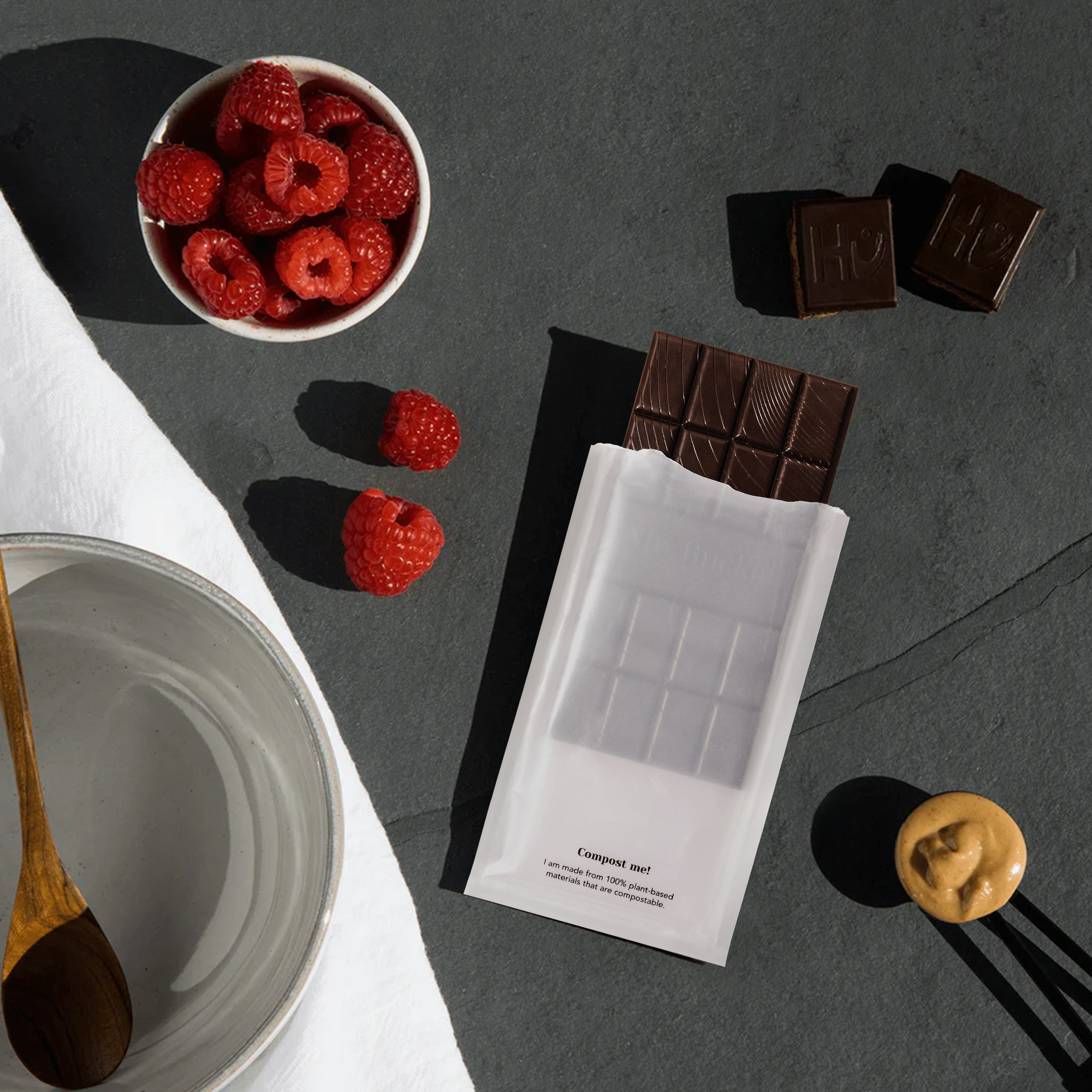 Биоразлагаемые шоколадные мешочки