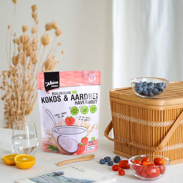 Встаньте мешочки для печати компостируемые овсяные пакеты