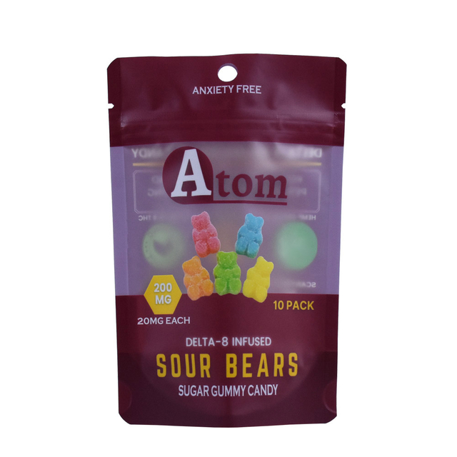 Печать встаньте липкие конфеты с молнией с молнией