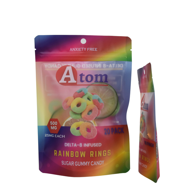 Frosted закончил стоять в упаковке конфеты с переработкой материала