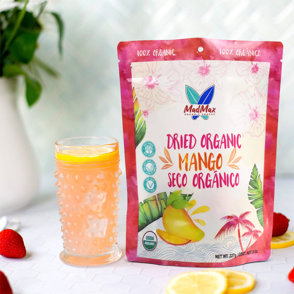 Заводская цена пользовательская органическая сухой товары Mango Seca Bag
