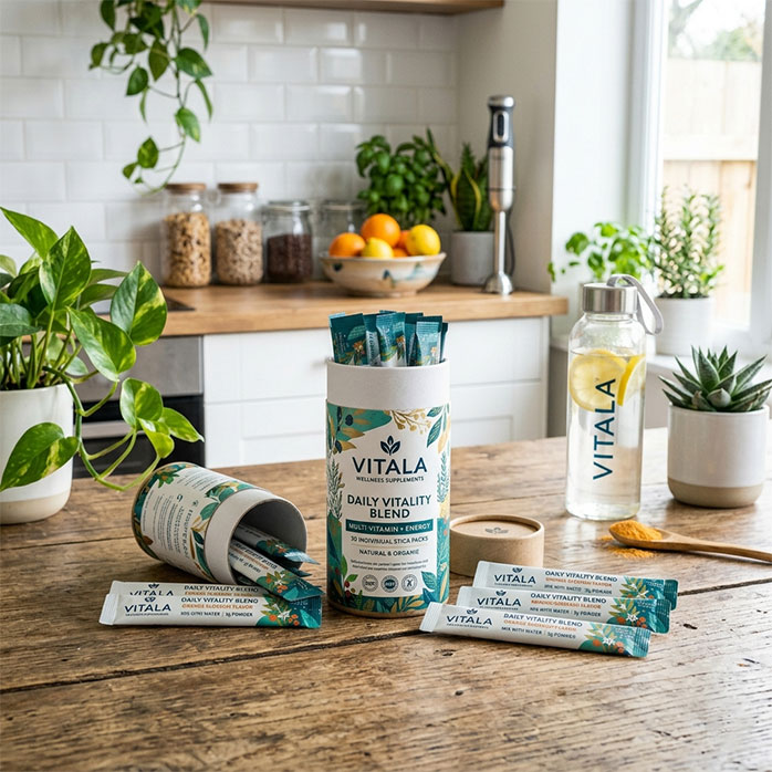 Индивидуальная упаковка в виде стик-пакетов для пищевых добавок