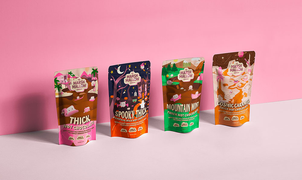 гибкая упаковка с цифровой печатью для нескольких SKU