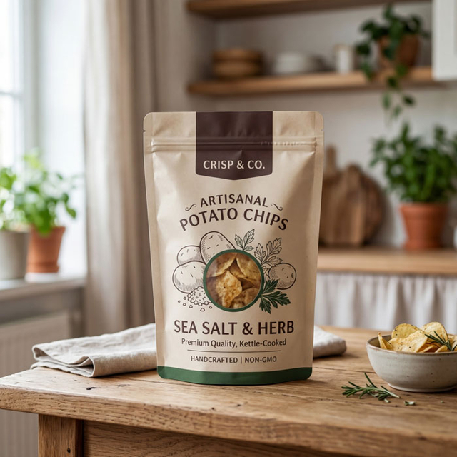 Пустые персонализированные пакеты из-под картофельных чипсов на 8 унций
